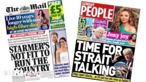 Newspaper headlines: 'Starmer accused of Mandelson cover up' and 'Time for Strait talking'