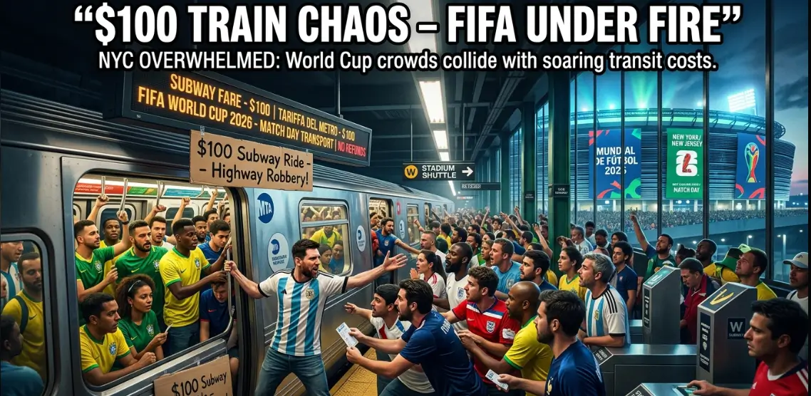 Fifa blamed for $100 World Cup 2026 trains from New York