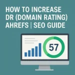 How to increase DR Domain Rating in Ahref SEO Guide